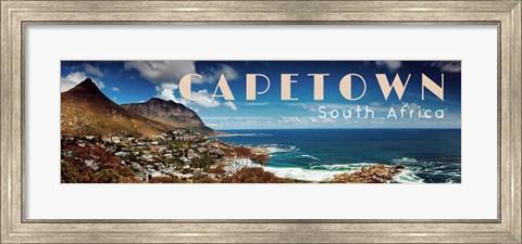 Framed Vintage, Capetown, South Africa, Africa Print