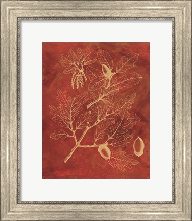 Framed Golden Oak II Print