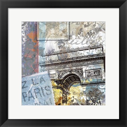 Framed Paris Arc Print