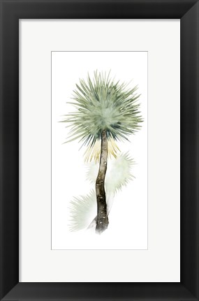 Framed Palm in Watercolor II Print