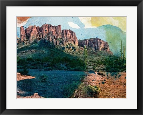 Framed Arizona Abstract Print