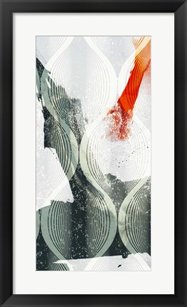 Framed Minimal Wave II Print