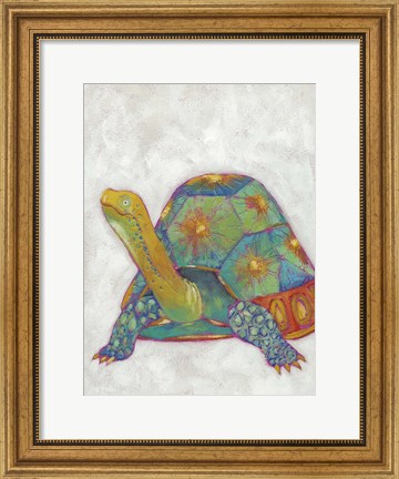 Framed Turtle Friends II Print