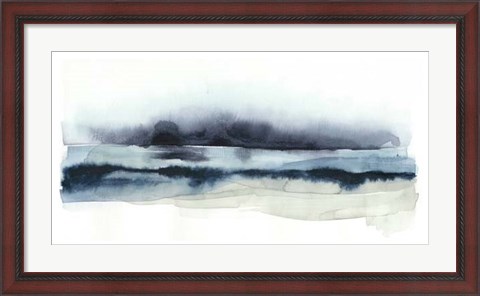 Framed Stormy Sea I Print