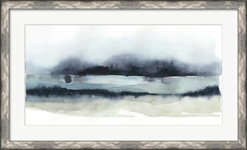 Framed Stormy Sea II Print