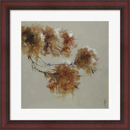 Framed Rusty Spring Blossoms I Print