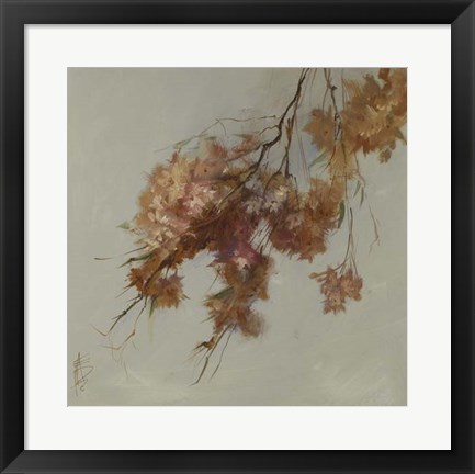 Framed Rusty Spring Blossoms IV Print