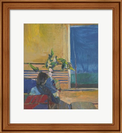 Framed Girl with Plant, 1960 Print