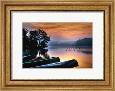 Framed French Creek Sunrise Print