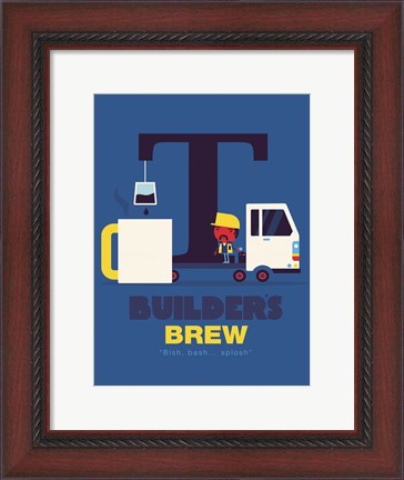 Framed Builders Brew Print