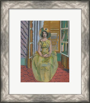 Framed Yellow Dress, 1929-31 Print