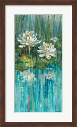 Framed Water Lily Pond III Print