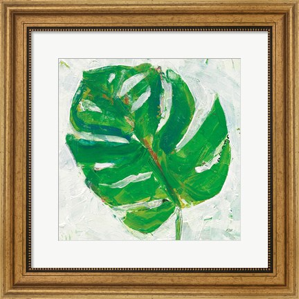 Framed Single Leaf Play II Print