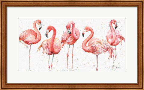 Framed Gracefully Pink VIII Print