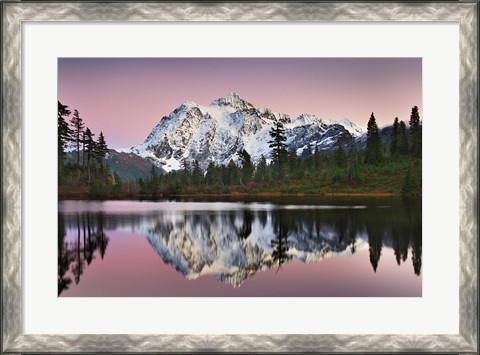 Framed Mount Shukan Reflection II Print
