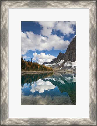 Framed Floe Lake Reflection I Print
