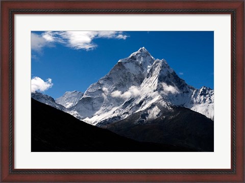 Framed Peak of Ama Dablam Mountain, Nepal Print