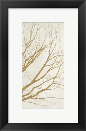 Framed Golden Tree III Print