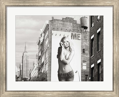 Framed Billboards in Manhattan #2 Print