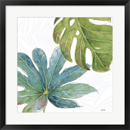 Framed Tropical Blush VII Print