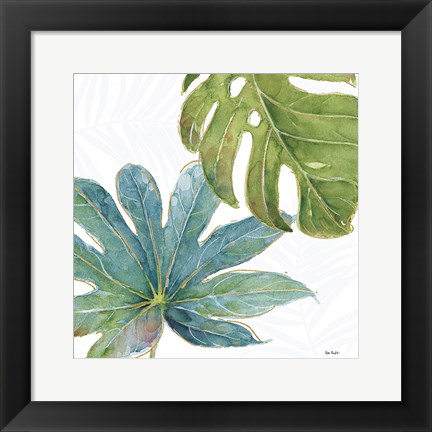 Framed Tropical Blush VII Print