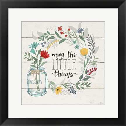 Framed Blooming Thoughts II Print