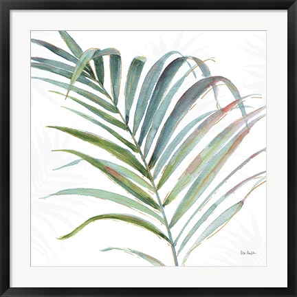 Framed Tropical Blush V Print