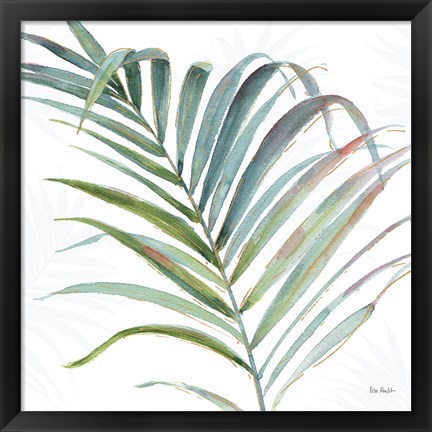 Framed Tropical Blush V Print