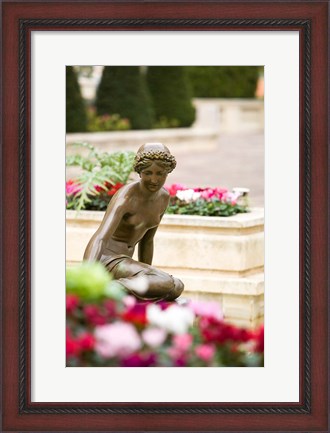 Framed Sculpture, Palace, Monte Carlo, Monaco Print