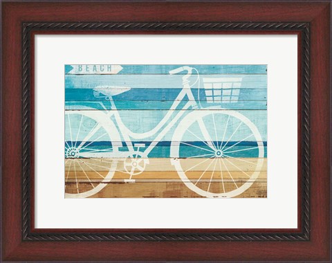 Framed Beachscape Cruiser I Print