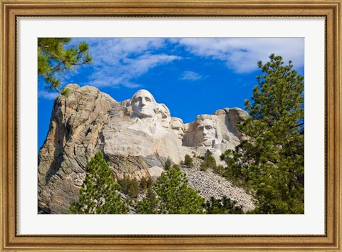 Framed South Dakota, Mount Rushmore National Memorial Print