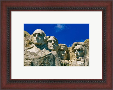 Framed Mount Rushmore in South Dakota Print