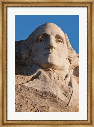 Framed South Dakota, Mount Rushmore, George Washington Print