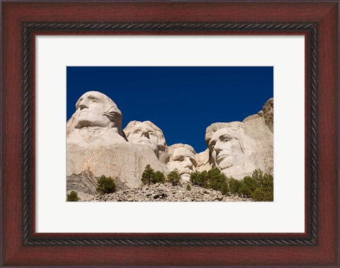 Framed Mount Rushmore, Keystone, Black Hills, South Dakota Print