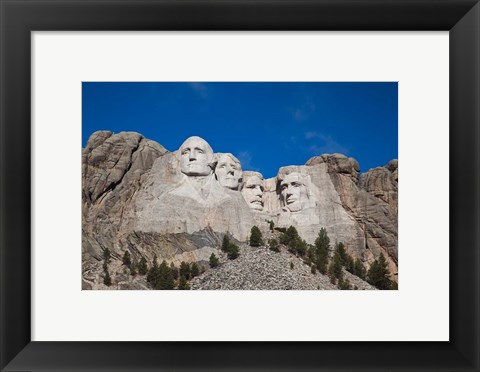 Framed Mount Rushmore National Memorial, South Dakota Print