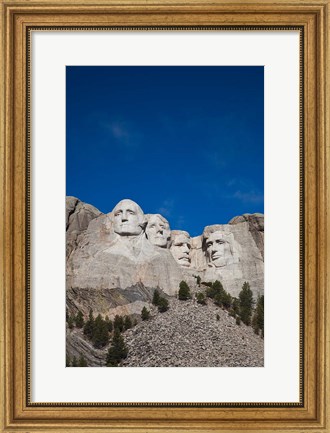 Framed Mount Rushmore National Memorial, Keystone, South Dakota Print
