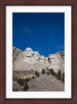 Framed Mount Rushmore National Memorial, Keystone, South Dakota Print