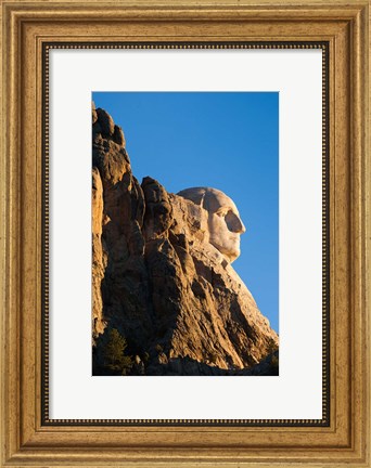 Framed USA, South Dakota, Black Hills, Mount Rushmore National Memorial Print