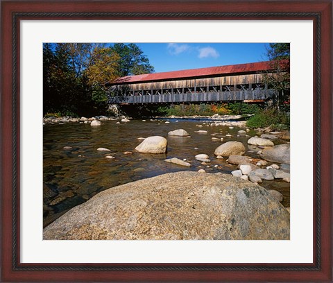 Framed Albany Covered Bridge, White Mountain National Forest, New Hampshire Print