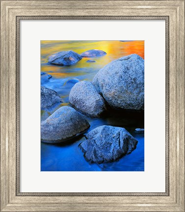 Framed Rainbow water, White Mountains National Forest New Hampshire Print
