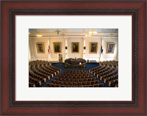 Framed Concord Capitol building, New Hampshire Print