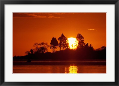 Framed Sunrise over Odiorne Point, New Hampshire Print
