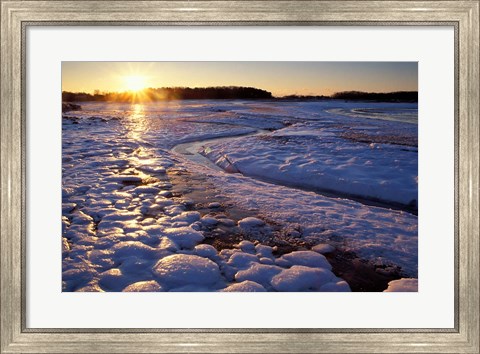Framed Sunrise, New Hampshire Print