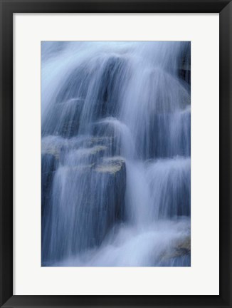 Framed Stairs Fall, Bumpus Brook, White Mountain National Forest, New Hampshire Print