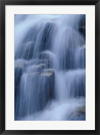 Framed Stairs Fall, Bumpus Brook, White Mountain National Forest, New Hampshire Print