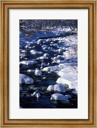 Framed Wildcat River, White Mountains, New Hampshire Print