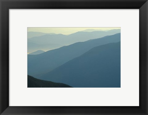 Framed Ridges of the Carter Range from Lion Head, White Mountains National Forest, New Hampshire Print