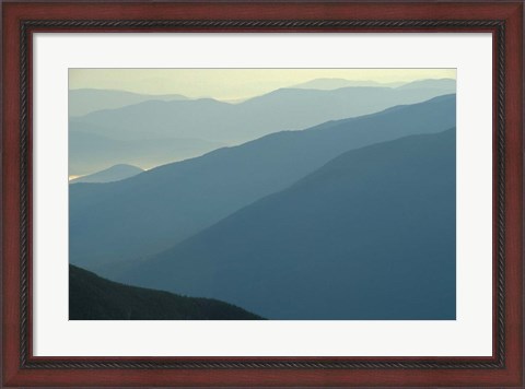 Framed Ridges of the Carter Range from Lion Head, White Mountains National Forest, New Hampshire Print
