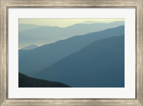 Framed Ridges of the Carter Range from Lion Head, White Mountains National Forest, New Hampshire Print