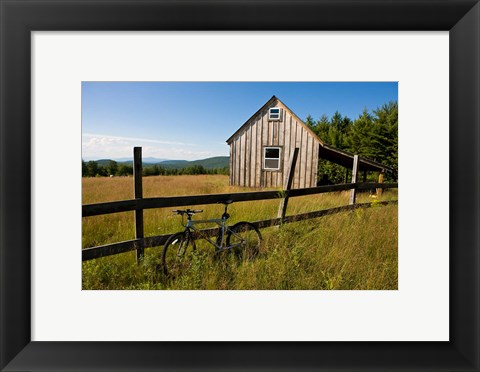 Framed Birch Hill, New Durham, New Hampshire Print